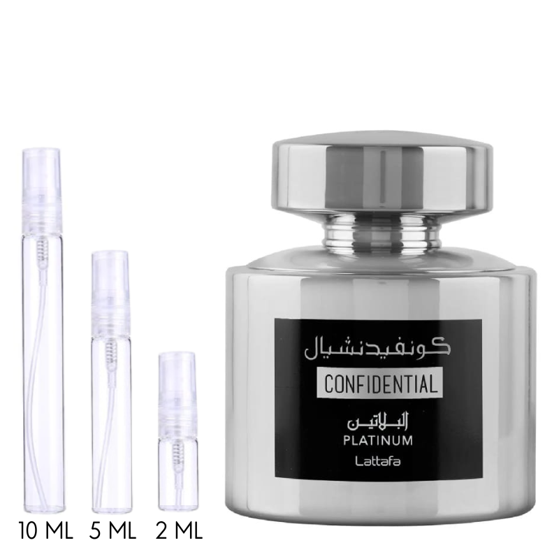 Lattafa Confidential Platinum edp UNISEX - Decanty