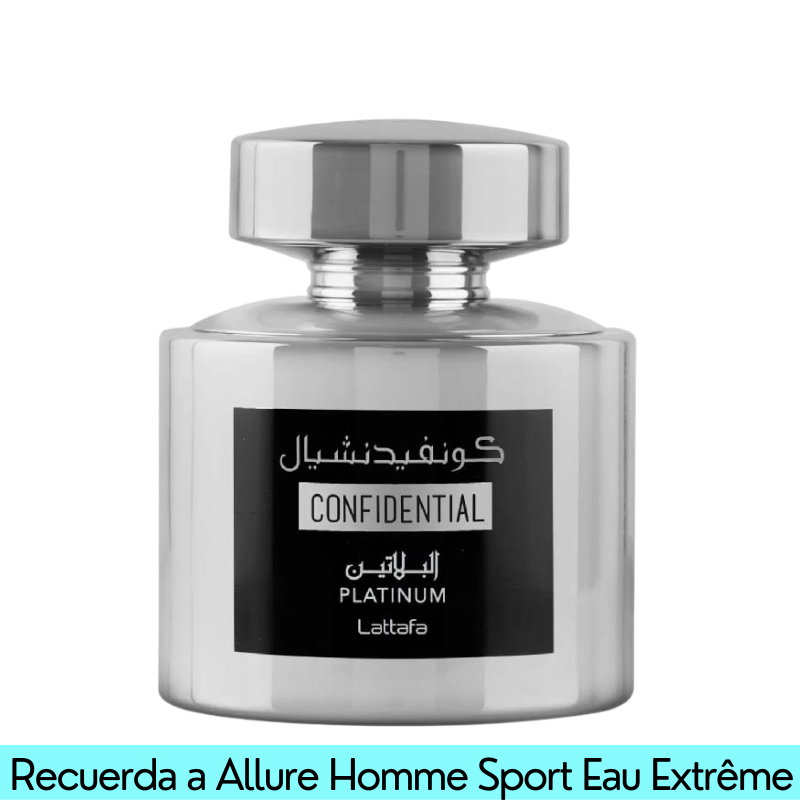 Lattafa Confidential Platinum edp UNISEX - Decanty